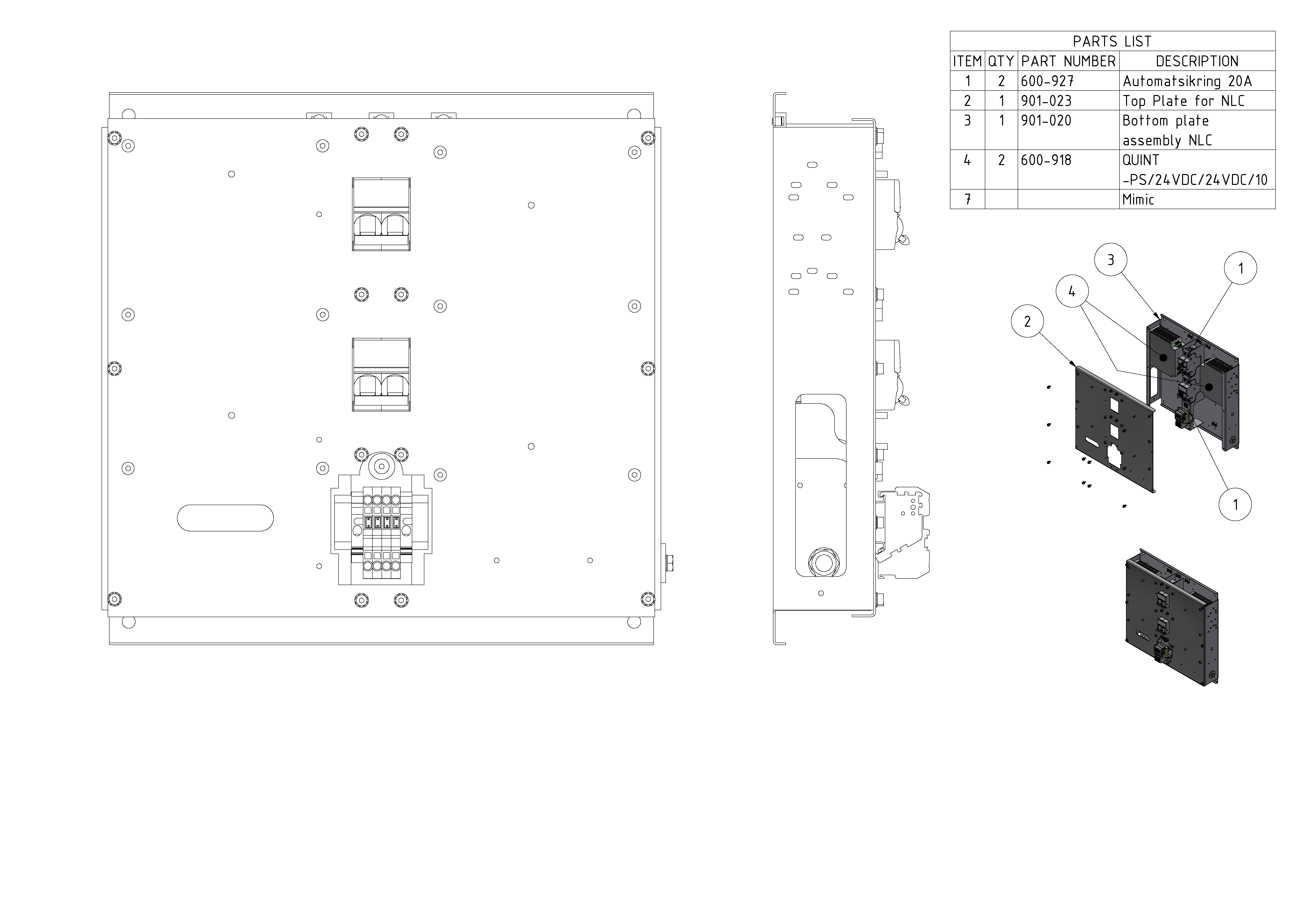 Full size NLC - 2 DC power supply Full size NLC - 2 DC power supply